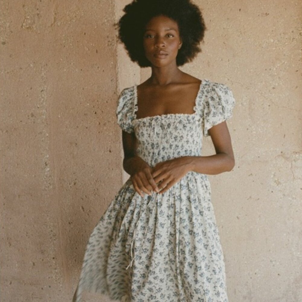 Dôen / Doen Stanza Dress - Songbird Toile - XS